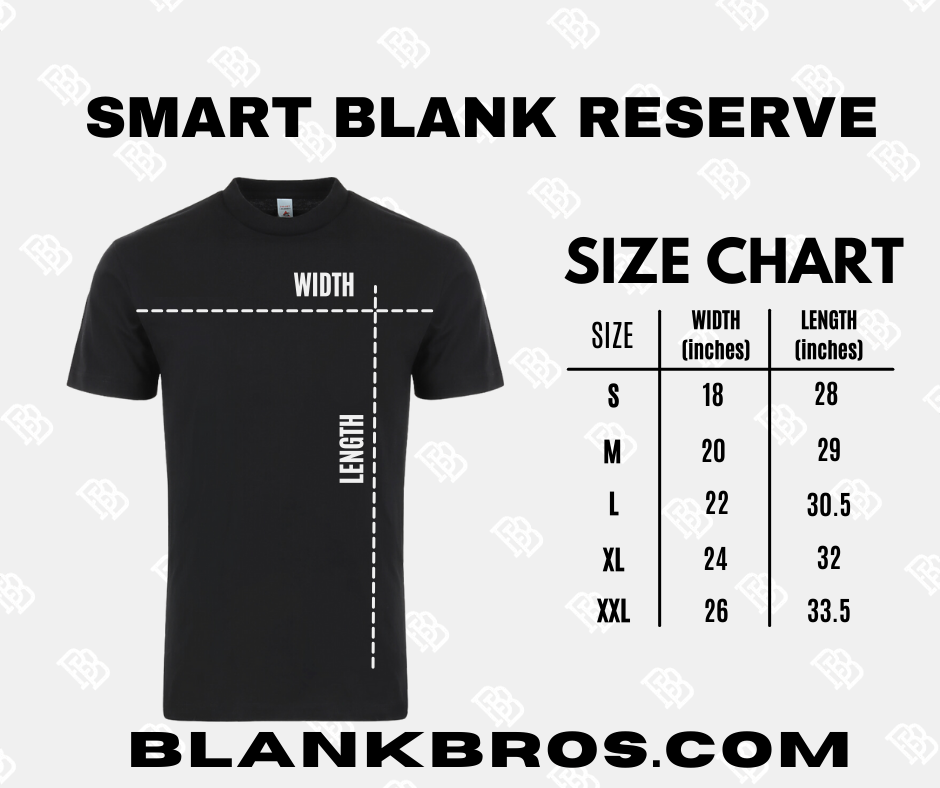 CUSTOM PRINTED SMART BLANK RESERVE TEE